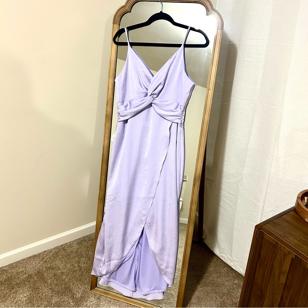 Bar III Lavender High Low Dress